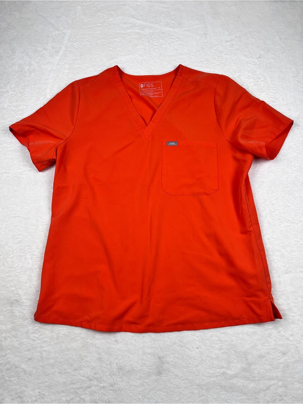 FIGS Catarina One-Pocket Scrub Top Women’s XL Sunset Orange PO 2525